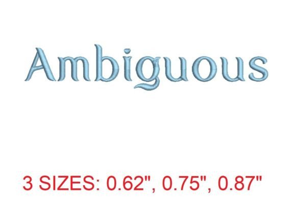 Ambiguous Embroidery Font: Soft Elegance for Meaningful Gifts