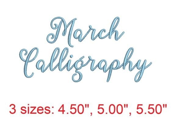March Calligraphy