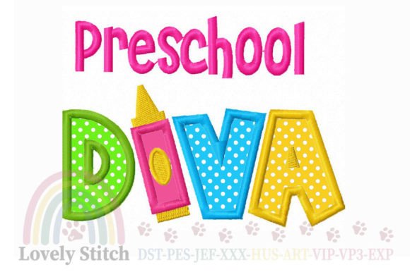 Preschool Diva: A Seasonal Embroidery Gem