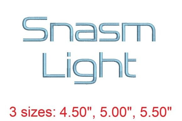 Snasm Light Review for Seasonal Embroidery