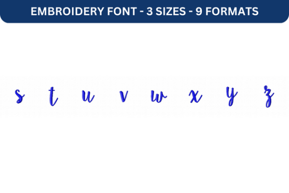 Sweet Pea Font Lower S to Z